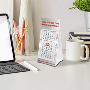 Produktbild für Tischkalender Böttcher-AG Aufstellkalender, mit Werbedruck