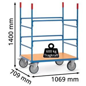 Produktbild für Transportwagen Fetra Materialwagen, 3542