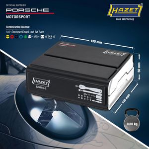 Produktbild für Steckschlüssel Hazet SmartCase 2200SC-2-PD, Porsche Edition