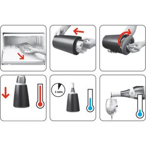 Produktbild für Weinkühler Vacu-Vin 3649360 Elegant, Edelstahl
