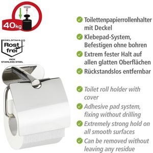 Produktbild für Toilettenpapierhalter Wenko Orea Shine
