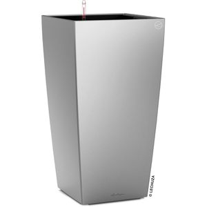 Übertopf Lechuza CUBICO 40, silber metallic, 40 x 76 x 40 cm