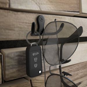Produktbild für Garderobenhaken SO-TECH Mareen, 123730, schwarz matt