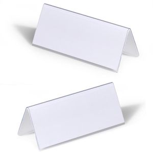 Produktbild für Tischnamensschilder Durable 805019, glasklar, A6
