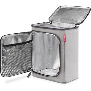 Produktbild für Kühltasche Reisenthel Coolerbox herringbone grey, faltbar