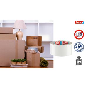 Produktbild für Packband Tesa 4124 Ultra Strong, PVC, weiß