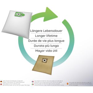 Produktbild für Staubsaugerbeutel McFilter NU 10