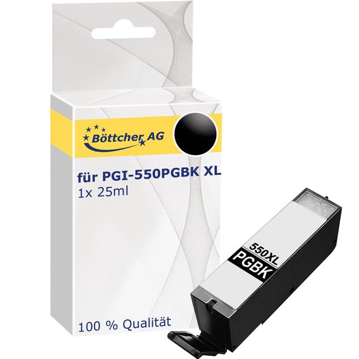 kompatibel für Canon PGI-550PGBK XL schwarz Druckerpatrone - Böttcher AG