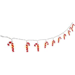 Produktbild für Lichterkette Goobay 58117, Zuckerstangen, 10 LED, innen