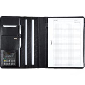 Schreibmappe Alassio 43006-1, Cremona I schwarz, Echt Leder