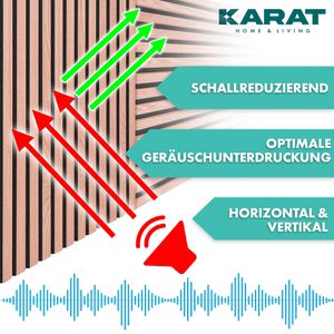 Produktbild für Akustikpaneel Karat Eiche dunkel
