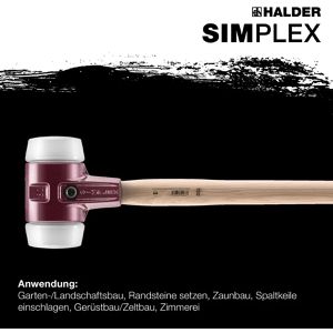 Produktbild für Vorschlaghammer HALDER SIMPLEX, 3007.081, Ø 80mm