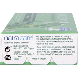 Produktbild für Slipeinlagen natracare panty liners Ultradünn
