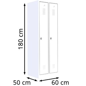 Produktbild für Spind Lüllmann 510127, weiß