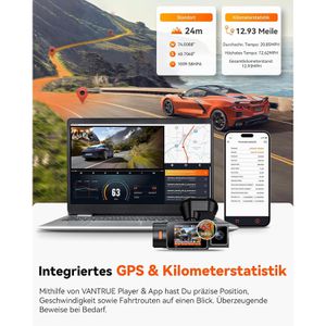 Produktbild für Dashcam Vantrue Nexus 2X, Auto