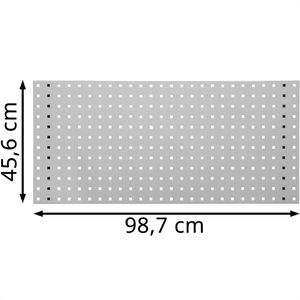 Produktbild für Werkzeugwand ADB 23002, lichtgrau, aus Metall