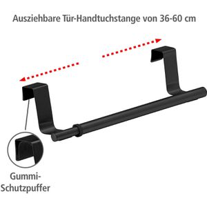 Produktbild für Handtuchhalter Wenko Teleskop 53247100, schwarz