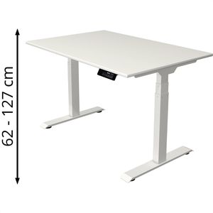 Produktbild für Schreibtisch Kerkmann Move 1 stable, weiß / weiß