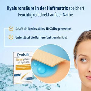 Produktbild für Narbenpflaster Evolsin 590448 mit Hyaluron, 2 Stück