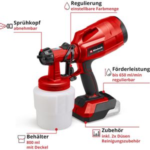 Produktbild für Farbsprühsystem Einhell TC-SY 18/60 Li-Solo
