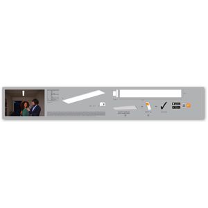 Produktbild für LED-Panel LEDVANCE Smart+ Wifi Planon, weiß, 80 x 10 cm