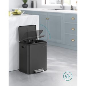 Produktbild für Mülleimer Songmics LTB544B02, schwarz