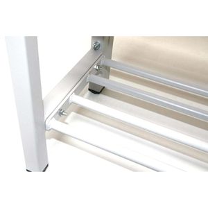 Produktbild für Umkleidebank SZ-Metall 57203-1, Sitzfläche Holz, 200 cm