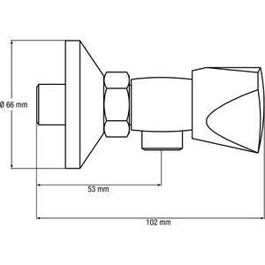 Produktbild für Duscharmatur Cornat Lisa, verchromt