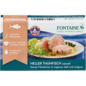 Fischkonserve Fontaine Heller Thunfisch naturell