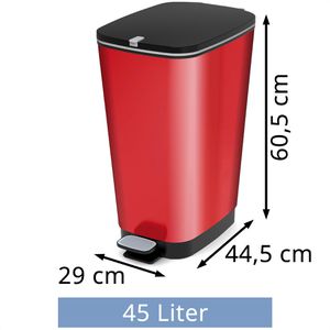 Produktbild für Mülleimer Curver KIS Chic Bin Style, rot