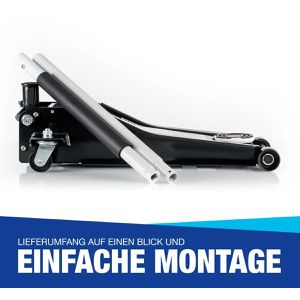 Produktbild für Rangierwagenheber NTG WGH.BLACK-3001, extra flach