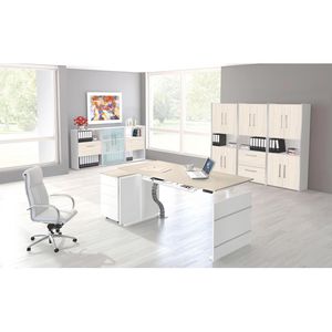 Produktbild für Standcontainer Kerkmann Move 3, weiß / ahorn