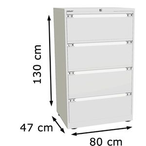 Produktbild für Hängeregisterschrank Bisley Essentials YESF0813