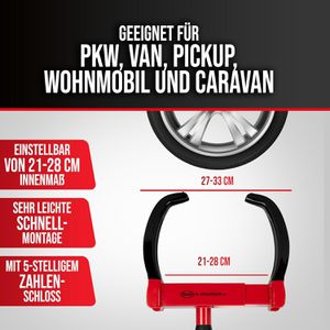 Produktbild für Parkkralle Heyner 850500 Tire Block Pro, universal
