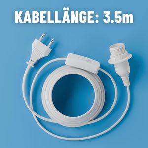 Produktbild für Lampenfassung Greate weiß