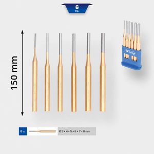 Produktbild für Durchtreiber Brilliant-Tools BT085070, 150 mm, Set