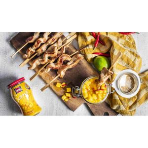Produktbild für Fruchtaufstrich Schwartau Samt, Mango
