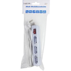 Produktbild für Steckdosenleiste LogiLink LPS230, mit 1,5m Kabel