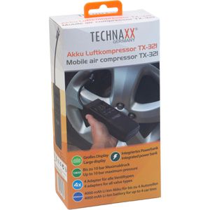 Produktbild für Luftpumpe Technaxx TX-321 Luftkompressor, mit Akku