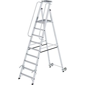 Podestleiter MUNK 51089, mit nivello-Leiterfüße