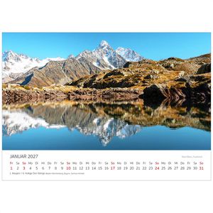 Produktbild für Bildkalender Edition-Seidel 32176, Alpenkalender, Jahr 2027