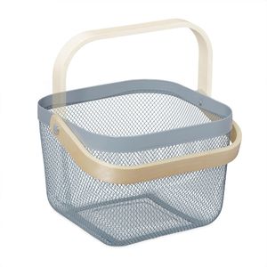 Produktbild für Einkaufskorb Relaxdays 10031609 Allzweckkorb, grau