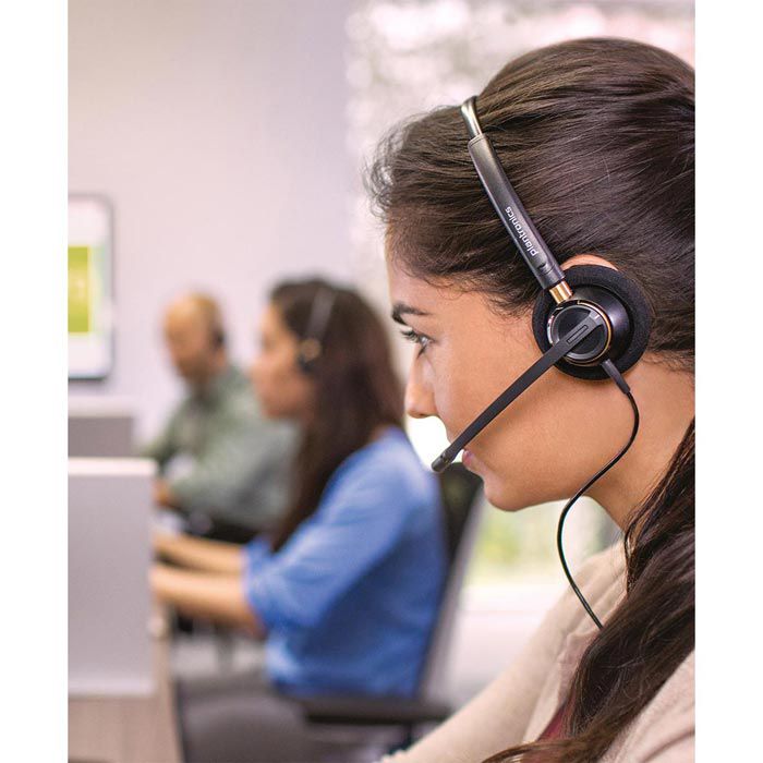 Plantronics Headset EncorePro HW510, MonoHeadset mit Mikrofon, Quick