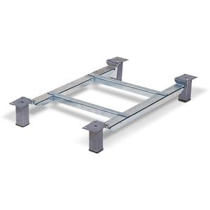 Fußgestell asecos 12501, für Streugutbehälter 400 Liter