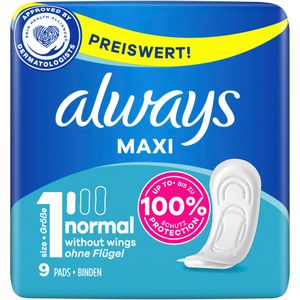 Damenbinden always Maxi Normal, Größe 1