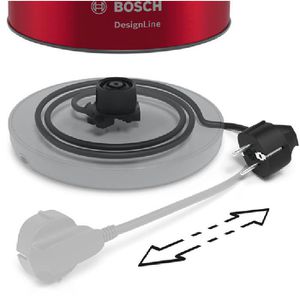 Produktbild für Wasserkocher Bosch DesignLine TWK4P434, rot
