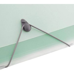 Produktbild für Fächermappe D.RECT 5540, A4, grün / transparent