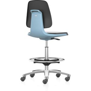 Produktbild für Arbeitsstuhl bimos Labsit 4, schwarz / blau