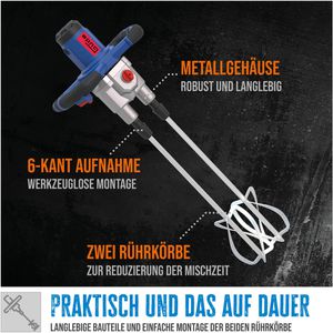 Produktbild für Rührwerk Güde GRW 1811.1 TWIN, 58044