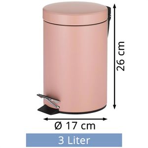Produktbild für Mülleimer Kela Monaco, 20525, altrosa